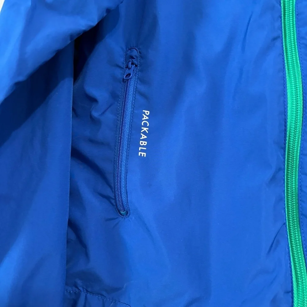 Nike‎ Kids Green and Blue Windbreaker. Size S